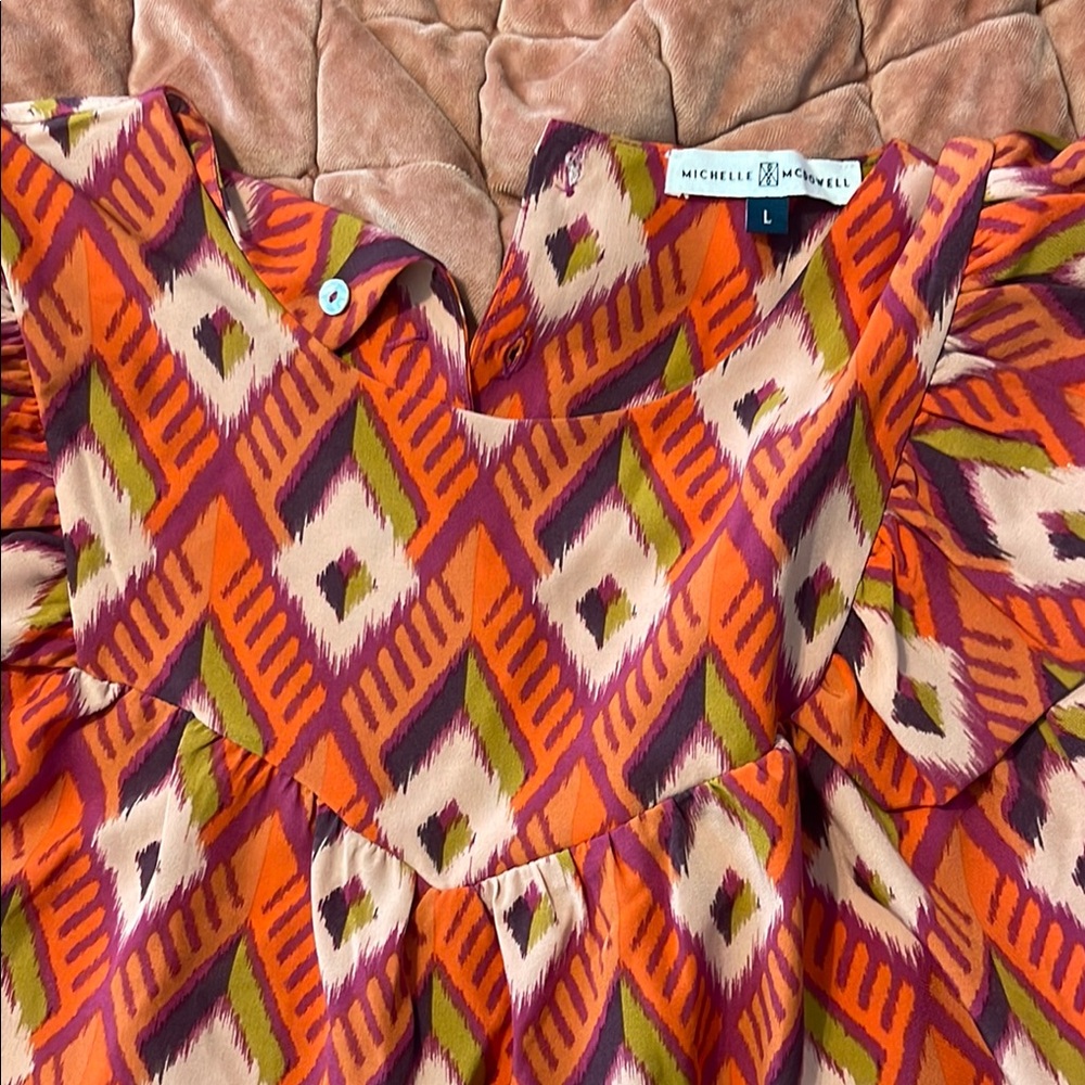 Michelle by Comune Geometric Blouse